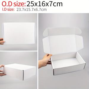 TEMU 10개/흰색 골판지 상자, 다양한 크기, 완벽한 사양, 택배 상자, 포장 상자, 우편 상자, 포장 재료, 항공 상자, 선물 상자, 골판지 상자
