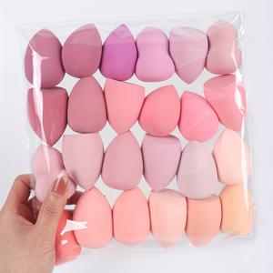 TEMU 다양한 색상과 모양의 24개 메이크업 스펀지 세트. BB 크림, 파운데이션, 세팅 파우더를 블렌딩하여 완벽한 베이스를 연출하는 데 적합합니다. 컨실러, 블러셔, 아이섀도우와 함께 사용할 수 있습니다. 이 라텍스 프리 스펀지는 물에 담그면 팽창하여 사용하기에 적합합니다.