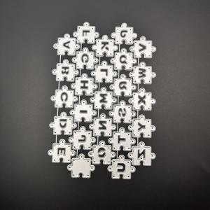 TEMU 웨딩 시즌 가을 1개 창의적인 퍼즐 26자 금속 커팅 다이, 카드 만들기용 컷 다이, 스크랩북 페이퍼 장식 저널 카드 인사말 카드 웨딩 공예 데코 스텐실 DIY 스크랩북카드 장식 엠보싱