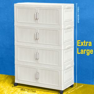 TEMU 특대형 수납 랙, 수납 선반, 싱크대 밑 정리함, 대형 침구 수납 상자, 침대 밑 수납 바구니, 스웨터 수납 가구 대형 장난감 상자, 수건/수건 수납용 욕실 쌓을 수 있는 수납 캐비닛, 생활용품 수납