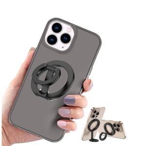 TEMU 양면 자석 폰 그립 홀더 듀얼 사이드 자석 핑거링 조절 가능 킥스탠드 루프 아이폰 17/16 프로 맥스/15 플러스/14 프로/13 미니/12, 삼성, 자석 폰 스탠드 그립 자동차 마운트 호환