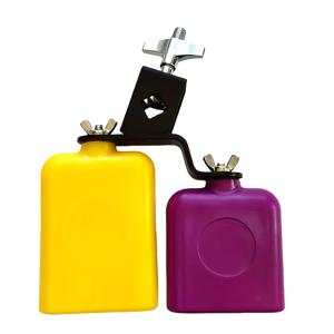 TEMU 프로페셔널 라틴 드럼 키트 - 드러머용 투톤 라틴 리듬 드럼 세트 (봉고/콩가 부품 포함), 플라스틱 & 벨 - 콘서트 및 라틴 음악 공연용 휴대용 퍼커션 기어