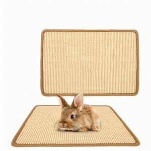 TEMU 토끼 스크래치 매트, 펫 케이지 깔개재료 1개 포함, 작은 동물용 매트, 케이지와 토끼에 적합, 이상적인 생일 선물, 크리스마스 최고의 선택