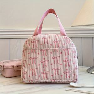 TEMU 여성용 & '대용량 하트 모양 핸드백 리본 장식 - 파스텔 컬러블록 (/) 가방, 청소년용 내구성, 귀여운 휴대용 지갑 일상 및 특별한 날에 사용, 비식품 접촉