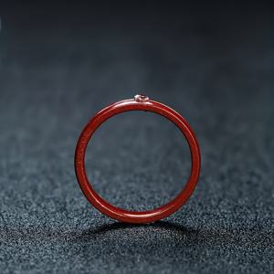 TEMU 고급스러운 인레이가 돋보이는 천연 원석진주 반지, 풍성한 축복을 상징합니다.