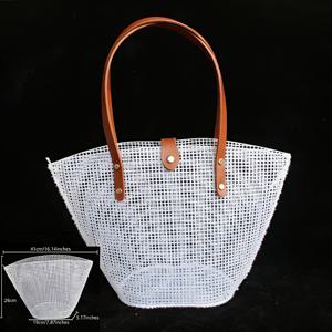 TEMU 1세트 완벽한 DIY 핸드메이드 자수 가방 만들기 키트 - 플라스틱 실 & 자수 고리 포함, 초보자도 쉽게 할 수 있는 자수 프로젝트, 핸드메이드 지갑/핸드백 제작, 선물용 DIY 지갑 만들기