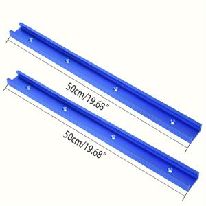 TEMU 2개 30 종류 T-트랙 T-슬롯 미터 트랙 지그 고정 장치 슬롯 커넥터 | 알루미늄 합금 목공 샷 레일 목공 도구 30-50cm, 전기 또는 배터리 불필요