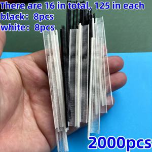 TEMU 2000개 글루 네일, 의류 태그 미늘 추가, 스플라이싱 침대 시트 접착제 바늘, 주얼리 포장 글루 네일, 소형 팩 태그 건 글루 바늘, 패스너 (글루 네일만, 총 16팩, 각 팩당 125개)
