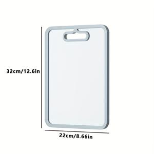 TEMU 양면 사용 가능한 강화 유리 도마, 반죽, 야채 다지기, 과일 슬라이싱에 적합. 이상적인 선물 선택