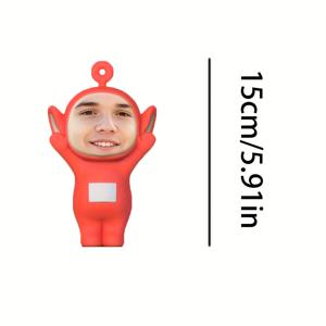 TEMU 맞춤형 사진 얼굴 베개 - 감정 표현 눈과 미소가 있는 애니메이션 스타일 선물, 크리스마스, 할로윈, 추수감사절을 위한 독특한 휴일 선물 (노랑 & 멀티컬러), 아버지의 날, 어머니의 날, 발렌타인데이, 생일, 기념일, 부활절, 만우절, 카니발, 이드 알피트르, 국경일에 어울리는 재미있는 디자인