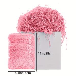 TEMU 선물 바구니용 크링클 종이, 1/2LB (8oz) 크링클 페이퍼 필러, 어머니의 날 바구니 풀, 생일, 결혼식, 상자, 가방, 바구니 필러, 기념일, 선물 포장용 크링클 컷 종이