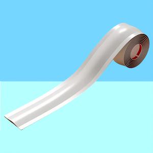 TEMU 케이블 정리 테이프 롤 | 바닥과 모서리의 지저분한 케이블을 한 번에 숨기는 스틱과 커버! | 유연하고 휘어지며 벽과 모서리에 완벽히 부착 | 화이트 매트 투명 디자인