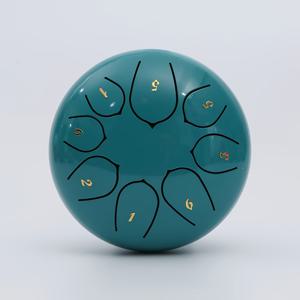 TEMU 스틸 텅 드럼, 6인치 8노트 스틸 핸드 드럼 (가방, 악보집, 드럼스틱, 말렛 홀더, 핑거 패들 포함), 캠핑, 명상 또는 요가용