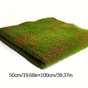 TEMU 인조 이끼 매트 1개 - 가정 장식을 위한 장식용 인조 잔디 카펫, 사계절에 적합한 봄 녹색 식물 특징 - 화분 장식에 적합 - 야외 파티오에 이상적인 선택 - 크리스마스, 할로윈에 적합