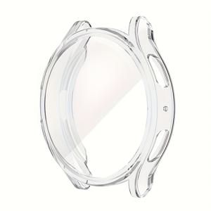 TEMU Samsung Galaxy Watch 4/5/6/7 40mm/44mm 호환 2개, 부드럽고 스크래치 방지, 초박형 풀 커버 스크린 보호 필름이 있는 투명 TPU 보호 케이스