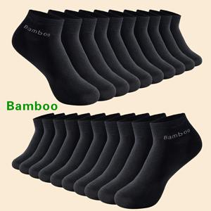 TEMU 10켤레 고품질 남성용 대나무 섬유 숏 삭스, 흡습 및 냄새 방지 기능, 캐주얼 및 비즈니스 포멀 웨어에 적합, 남성용 로우컷 삭스, 모든 계절에 사용 가능, 사이즈 39-44, 땀 방지