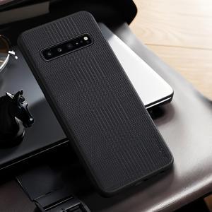 TEMU 갤럭시 S10 5G Plus Lite S10e용 하운드투스 패턴 슬림 얇은 케이스, 안티드롭 보호 케이스