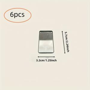 TEMU 메이크업 블러시 & 아이 섀도우 파우더 콤보 박스 - 블랙 직사각형 메이크업 오가나이저, 다중 컴파트먼트, 쉬운 삽입 디자인, 조립 필요 없음, 아이 섀도우, 블러시, 하이라이터에 적합 - 콤팩트 반려용 보관 솔루션, 메이크업 오가나이저 보관, 세련된 마감, 내구성 있는 구조