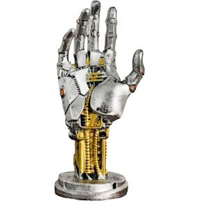 TEMU 기계식 로봇 핸드 컨트롤러 및 헤드폰 홀더 스탠드 - Xbox/PS5/PS4/Switch/PC 호환 미래형 사이버펑크 책상 정리함 - 수집가와 게이머를 위한 SF 게이밍 액세서리 진열대 - 기계식 핸드 정리함