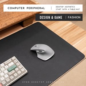 TEMU 특대형 PVC 마우스 패드, 미끄럼 방지, 세탁 가능, 방수 기능이 있는 직사각형 사무실 및 노트북용 데스크 매트, 컴퓨터 데스크 매트