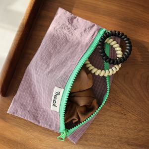 TEMU 다기능 슬림 아이브로우 펜슬 문구 주얼리 ID 코인 소형 휴대용 보관함 (마카롱 색상)