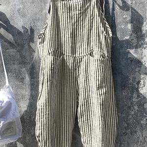 TEMU 플러스 사이즈 - 플러스 사이즈 - 여성용 끈 장식 캐주얼 다용도 민소매 점프수트