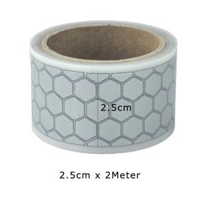 TEMU 고광도 반사 실버 벌집 열전사 필름, 반사 재료, 의류 추가