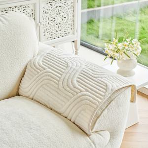 TEMU 1개입: 여우 꼬리 패턴 소파 쿠션, 반려동물에게 인기, 강아지 친화적, 소파 커버, 소파 덮개, 가구 보호대, 미끄럼 방지 소파 커버, 침실, 사무실 및 거실용 홈 데코