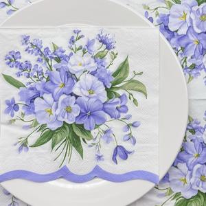 TEMU 20개입 화려한 꽃무늬 프린트 종이 냅킨, 13x13인치, 2겹 레이스 컷 디자인 - 웨딩, 생일, 휴일에 이상적 | 가정, 레스토랑, 호텔, 파티 용품에 다용도 | 꽃무늬 냅킨 | 2겹 냅킨 할로윈&크리스마스