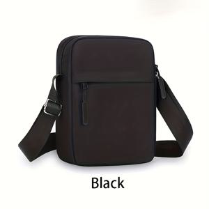 TEMU 1개 남성용 소형 크로스바디 백 - 스트리트 및 아웃도어용 스타일리시 숄더 슬링, 휴대폰, 동전, 열쇠, 신분증, 여권, 은행 카드 등 수납 가능, 선물