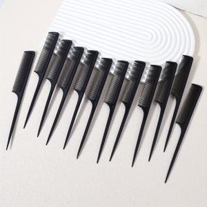 TEMU 12개 꼬리 빗, 염색 빗, 뾰족 빗, 스타일링 빗, 미세 빗, 미용실 및 가정에서 사용하기 적합한 세트