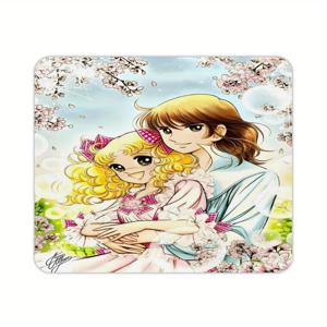 TEMU ZLIENSZUS 캔디 캔디 미적 마우스 패드 - 미끄럼 방지 고무 베이스, 손목 지원, 게임 및 작업용 부드러운 표면, 침실 및 공부 책상 장식에 완벽, A2 크기, 책상용 마우스 패드