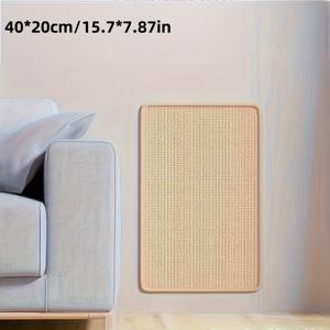 TEMU 1 고양이용 천연 시살 스크래처 - 벽걸이형 천연 발톱 갈이 가구 보호대 홈 필수품 고양이 발톱 가는 장난감 할로윈/크리스마스 고양이 파티 선물 고양이 휴일 선물 최고의 선택