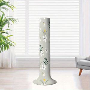 TEMU 타워 팬용 두꺼운, 세탁 가능, 방습 커버. 가정, 사무실, 발코니 등 다양한 환경에 적합하며, 간편한 필터 커버가 특징입니다.