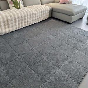 TEMU 50개입, 멀티팩, 부드럽고 편안한 세탁 가능한 인터로킹 바닥 매트, 거실 및 침실용, 다양한 색상 조합, 쉽게 세척 가능, 커팅 가능, 할로윈, 크리스마스 선물용, 휴일 장식,모듈러 디자인,계절 장식,이지클린 표면,세탁 가능한 매트,인터락킹 패드,쿠션 매트,휴일 쇼핑객,인테리어 장식가