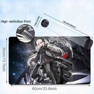 TEMU YGO 플레이 매트 및 보관 튜브 세트, 유기오 플레잉 매트 호환, MTG YGO TCG 카드 게임용 마우스 패드, 창의적인 선물