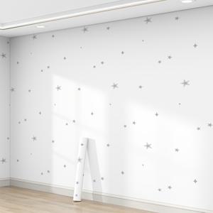 TEMU 로맨틱 별하늘 홈 데코 자체 접착 벽지, 침실 욕실 거실 배경벽 리모델링 스티커 - 책상 및 옷장 가구 변신용