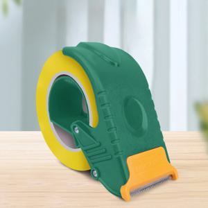 TEMU 내구성 있는 플라스틱 박스 실러, 투명 테이프 커터 (16.5cm/6.5-인치 & 7cm /2.76-인치), 노랑&핑크 - 사무소·공장용 수동 포장기계, 배송 물품, 패키징 도구, 휴대형 , 모던한 디자인, 고품질 플라스틱, 내마모성, 밀봉 도구, 테이프 디스펜서, 사무직원과 중소기업을 위한