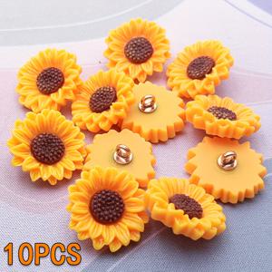 TEMU 10개입 모양 레진 버튼, 새로운 만화 스타일의 정교한 패션 버튼, 발이 있는 대형 3D 조각 모조 꽃 버튼, 예술, 공예 및 스커트, 코트 및 상자 장식용 재봉 용품에 적합, 2.5CM
