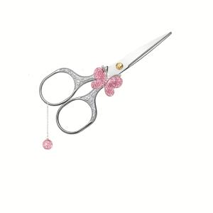 TEMU 장식 나비 펜던트 장식 가위, 사무실 수동 트리밍 및 날카로운 재봉 가위에 적합