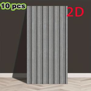 TEMU 10개 그리드형 2D 벽 패널, 자가 접착 우드 그레인 타일 스티커, 벽, 천장, 바닥용, 벗겨지는 벽지, 거실, 주방 스플래시백, 사무실 장식용