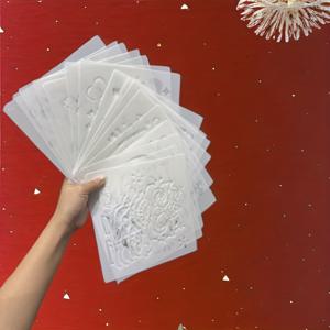 TEMU 16개 신년 복을 의미하는 글자 템플릿, 수제 문지방 스티커, 설날 커플렛, 조각용 속이 빈 플라스틱 템플릿