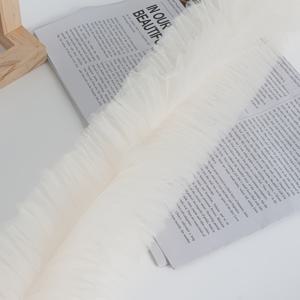 TEMU 6열 * 1야드, 12cm 폭 다층 암호화 튤 메시 레이스 트림 (목걸이, 모자, 웨딩 드레스, 무대 의상, 인형 드레스 장식용)