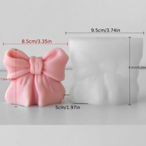 TEMU 데이 - 모양 캔들 몰드 (왁스 호환) - 유연한 실리콘 재사용 DIY 공예 몰드 (리본 & 불규칙한 모양) - 핸드메이드 향초, 로맨틱 선물, 쉬운 탈형 (내구성, 왁스 호환)