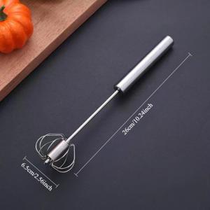 TEMU 1개 다기능 스테인리스 스틸 계란 휘핑기와 우유 거품기, 소형, 홈 베이킹 도구, 수동 크림 및 계란 믹서, 핸드 푸시 휘핑기 - 계란 휘핑기, 우유 거품기, 핸드 푸시 휘핑기 다기능 도구 - 혼합 및 휘핑용 주방 도구