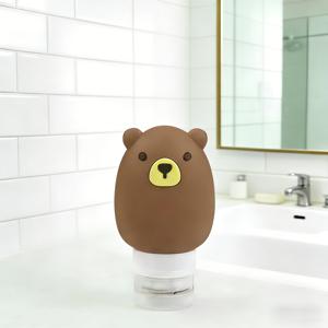 TEMU 1개 욕실 실리콘 샴푸 샤워 젤 디스펜싱 병 리필 가능 보관 디스펜싱 용기 휴대용 여행용 세면 용품 디스펜싱 병