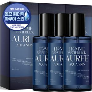 TEMU [2+1 구성] 아우페 옴므 워터릭 아쿠아 스킨 토너 200ml 남성 남자 대용량 수분 진정 보습 올인원