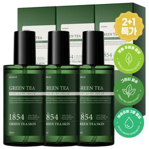 TEMU 2+1 메르헨트 그린티 스킨 토너 200ml 남성 남자 대용량 수분 진정 보습