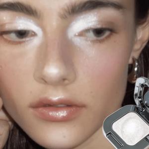 TEMU [슈퍼뷰티] 모노 아이섀도우 아이쉐도우 단색 글리터 아이섀도우 포인트 색조 지잡템