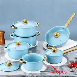 TEMU 6개 세트 고급 펠트 조리기구 보호 패드 - 눌러붙지 않음, 스크래치 방지, 다층 내열 주방 보관 패드, 조리기구, 유리제품, 베이킹 팬, 접시에 적합 - 내구성 있는 미끄럼 방지 정리 패드, 캐비닛 및 카운터탑용